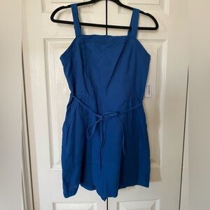 NWT Old Navy Linen Romper sz Large